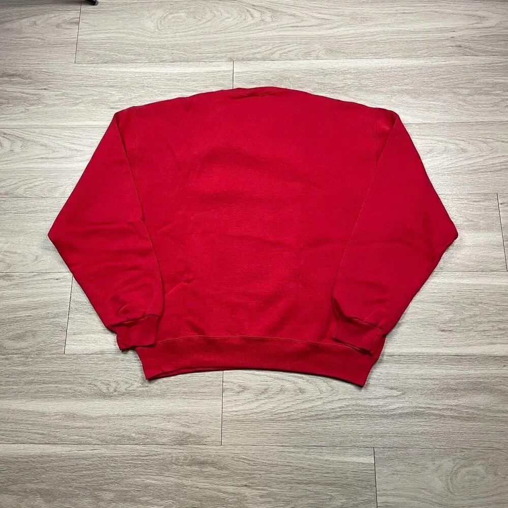 Vintage Sweatshirt Mens Large Red 90s Russell Athletic St Josephs Academy